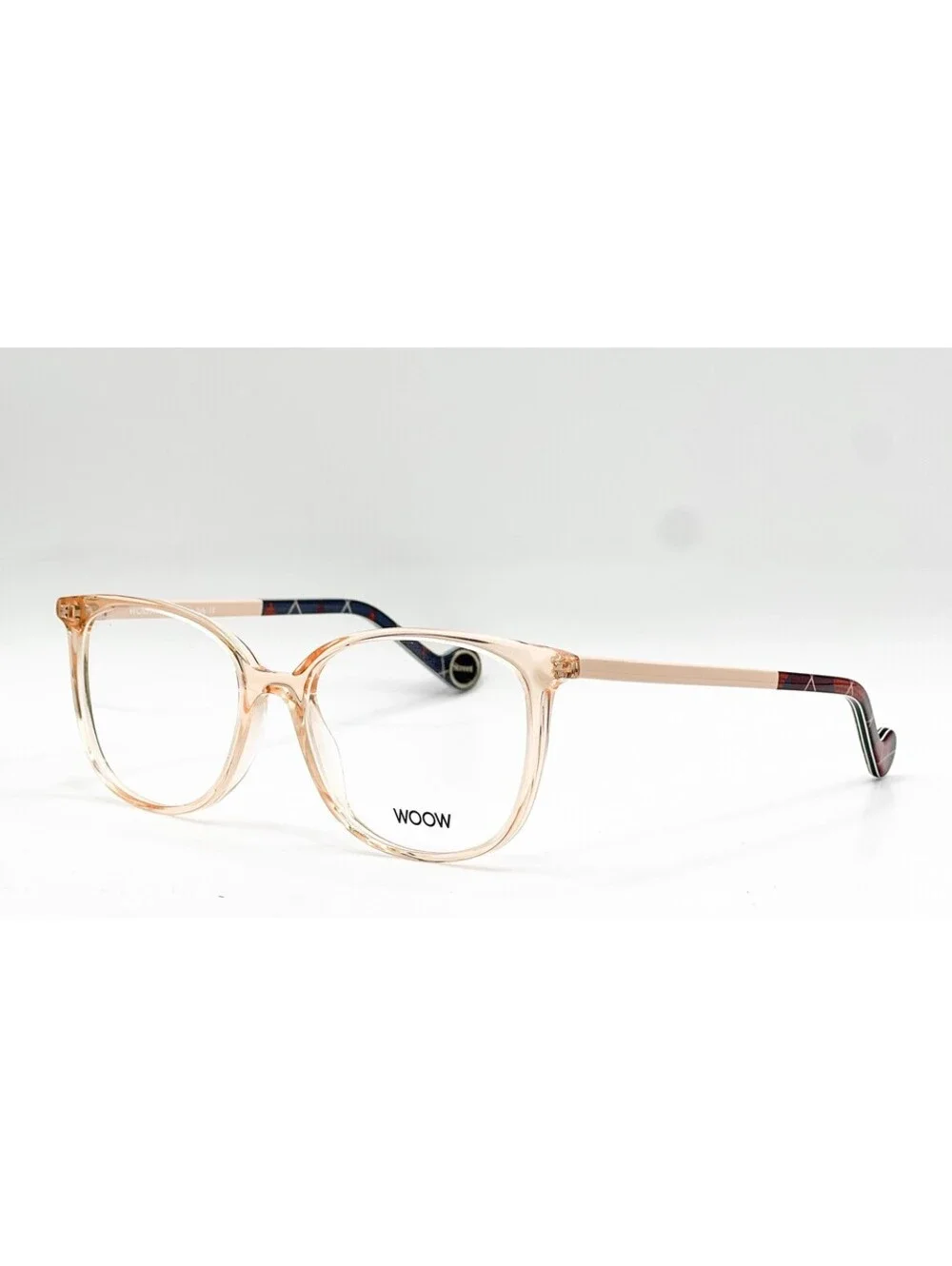 Woow Wool Street 2 2029 Jm Soft Peach Crystal Authentic Eyeglasses 54-16-144